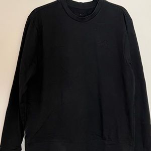 Chipotle x Loomstate - "Extra" Embroidered Longsleeve Crewneck in Black, Size L